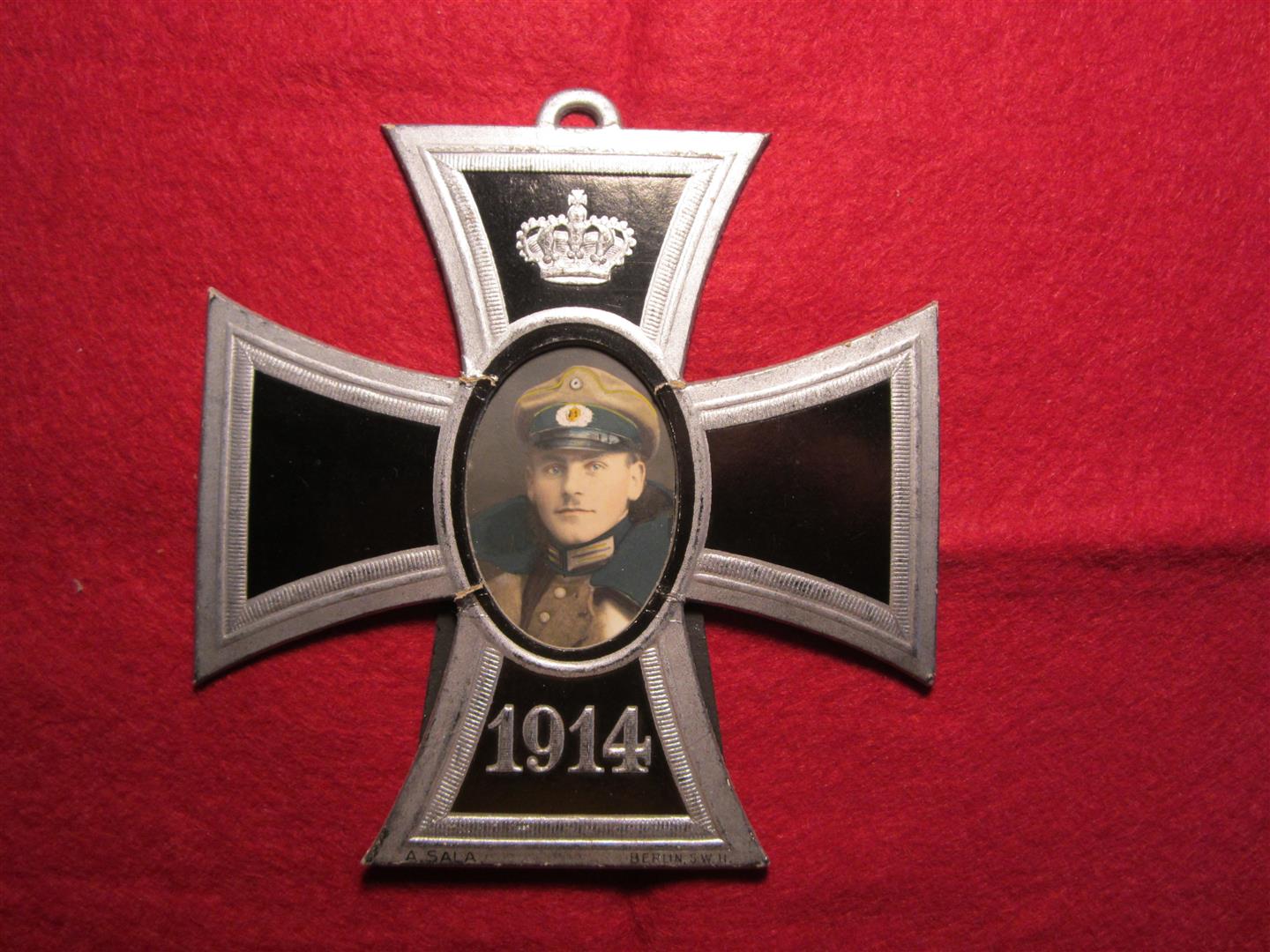 WW1 German Iron Cross Picture Frame